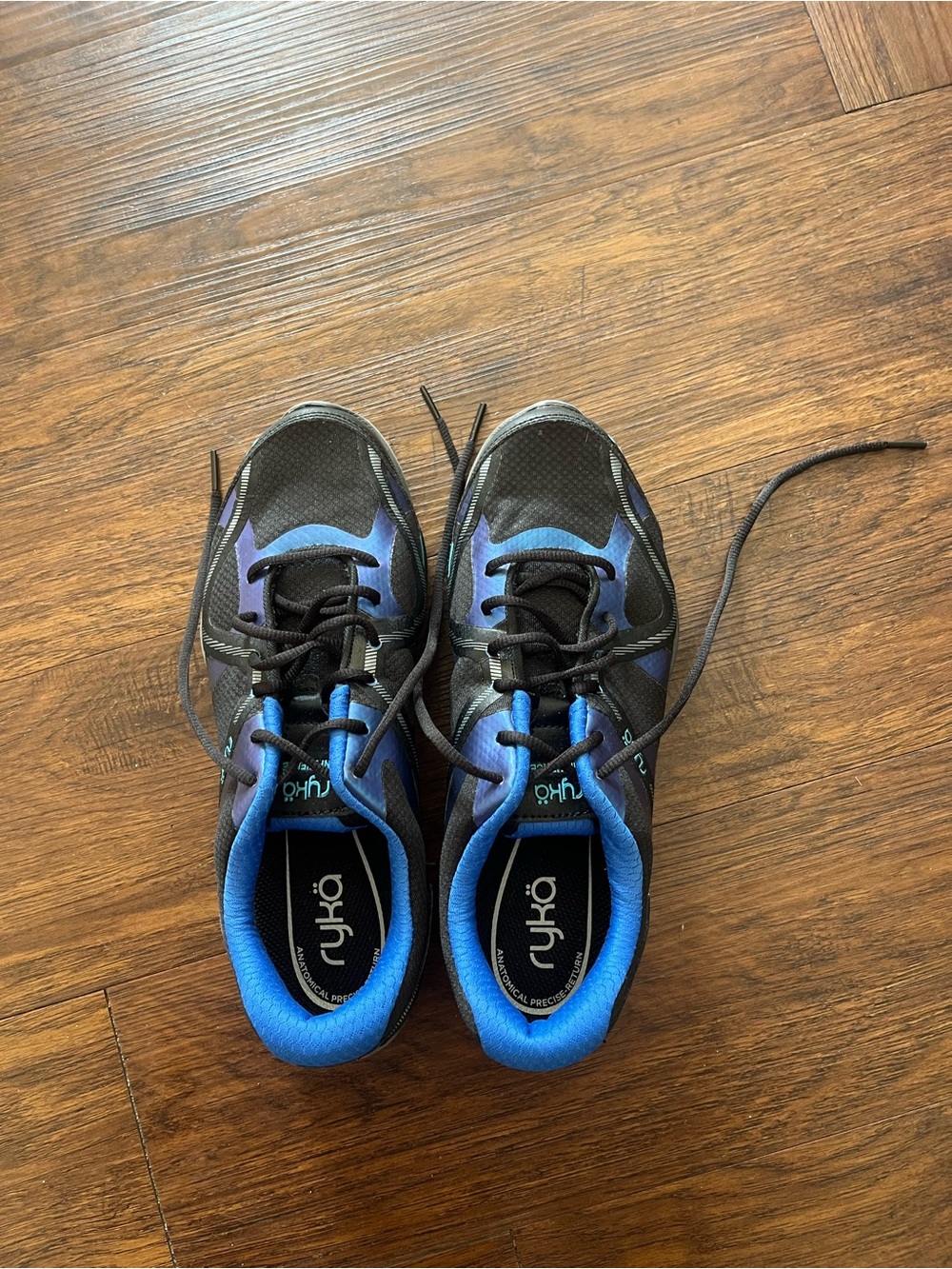 Rykä Influence Cross Training Shoes Black Blue - Women’s 9.5 Wide